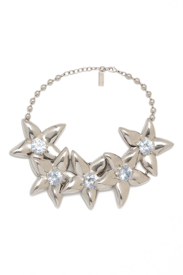 collina strada CRYSTAL CLEAR MEGA STARLINK NECKLACE