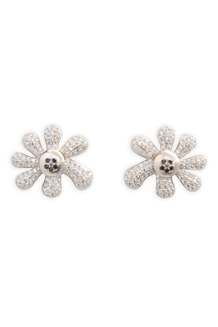 collina strada CRYSTAL CLEAR PAVE HAPPY BLOSSOM EARRING