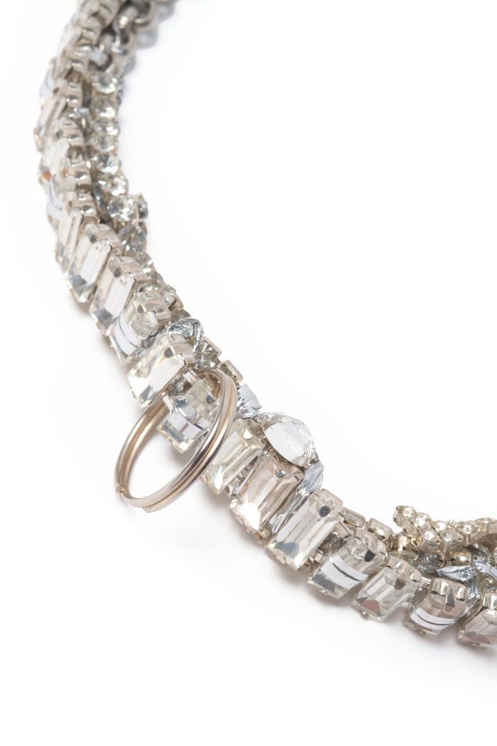 Collina Strada CRYSTAL CLEAR RHINESTONE JUNK NECKLACE