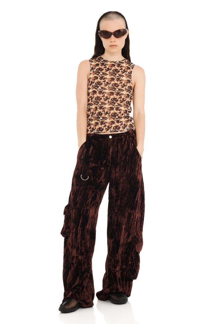 collina strada EARTH VELVET LAWN CARGO PANT X SMALL