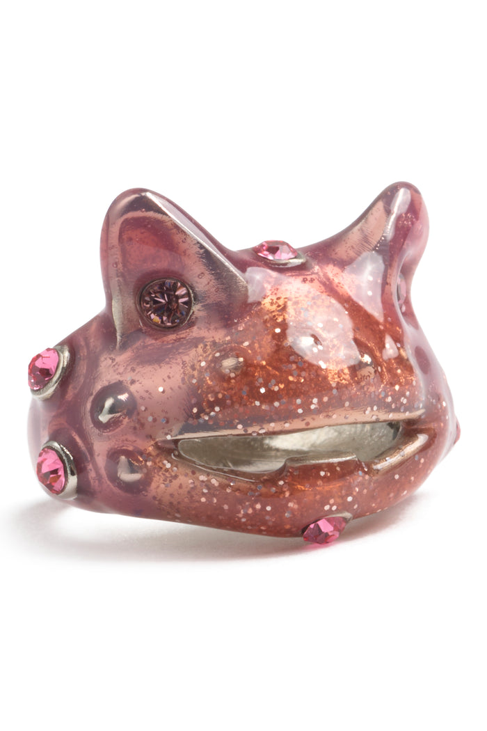 Collina Strada GLITTER PINK LILAC DRAGON BABY RING 7