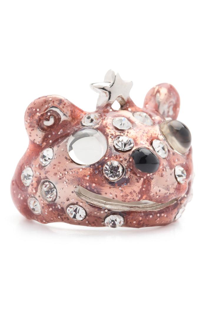 Collina Strada LIGHT PINK FRECKLES PRINCESS BEAR RING