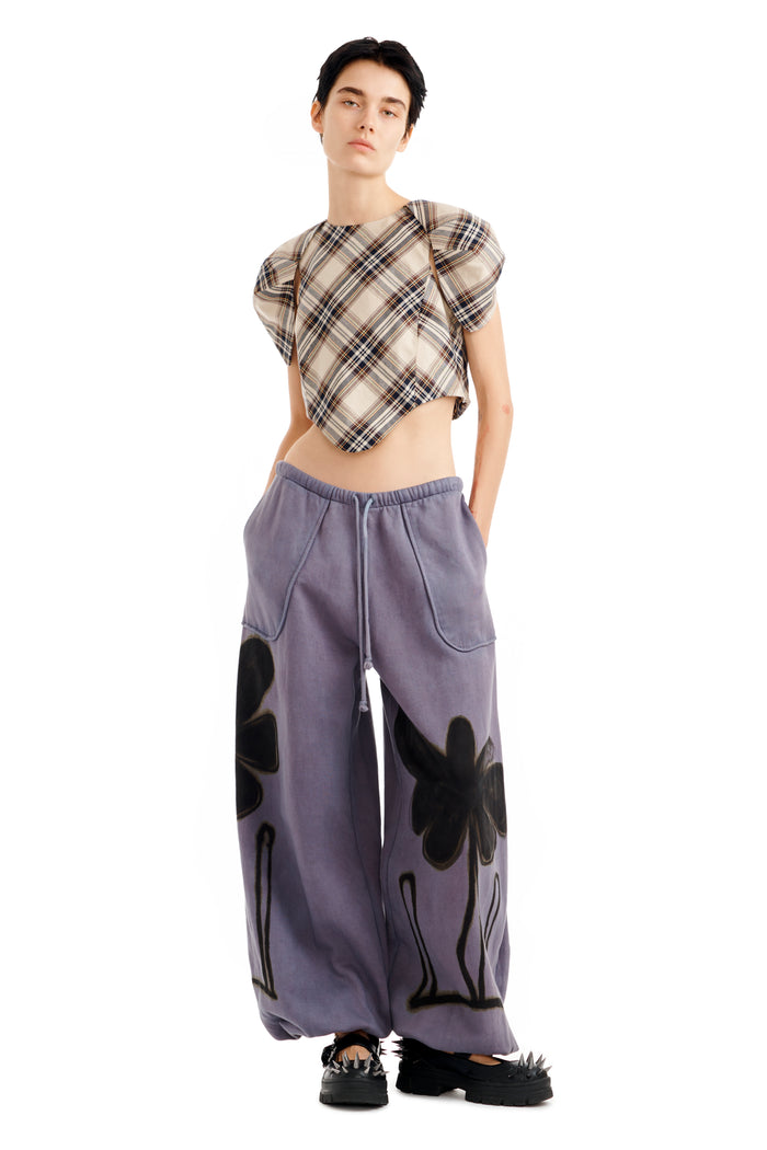 Collina Strada MIDNIGHT FLOWER POT BALLOON SWEATPANT