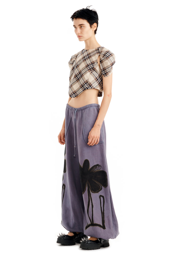 Collina Strada MIDNIGHT FLOWER POT BALLOON SWEATPANT