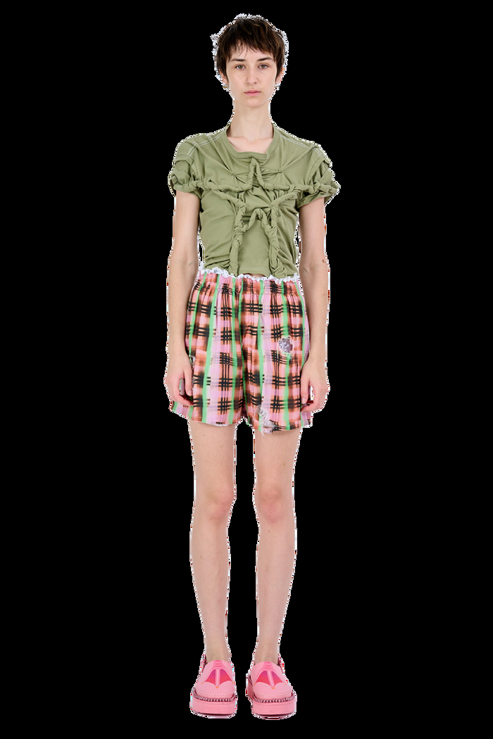 collina strada REGENERATIVE PLAID ODEON BOXER SMALL