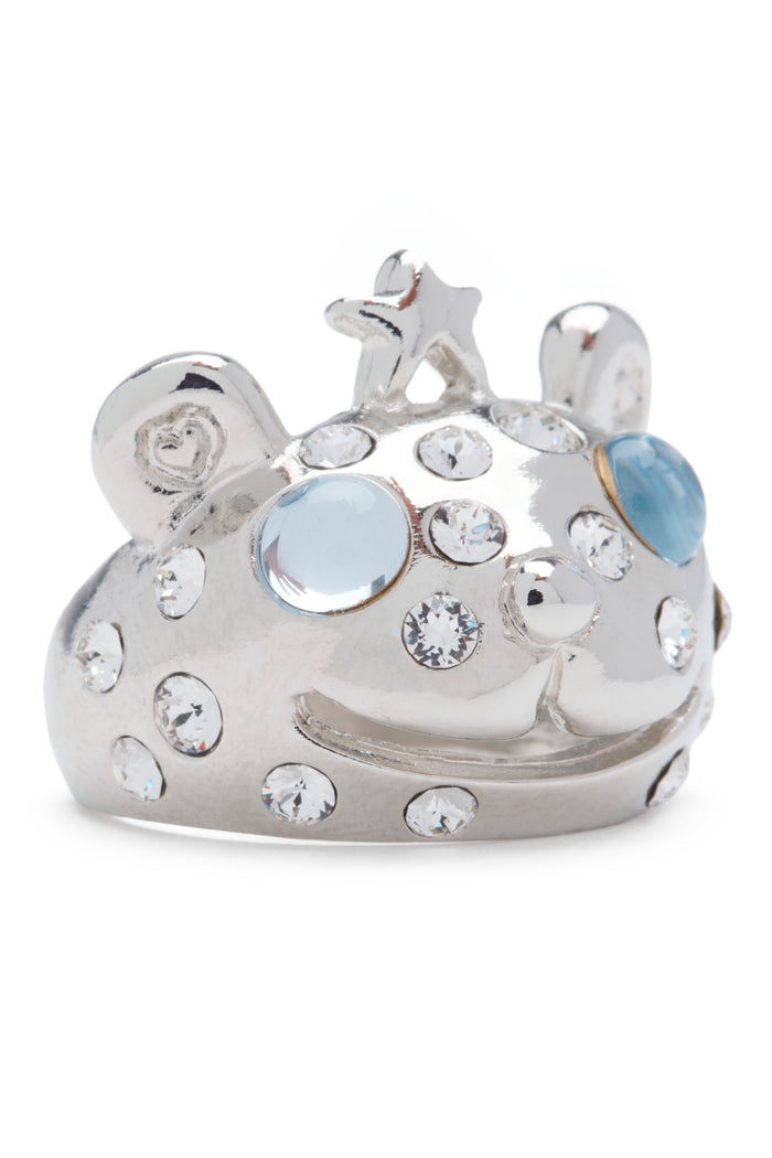 Collina Strada SILVER SKY FRECKLES PRINCESS BEAR RING