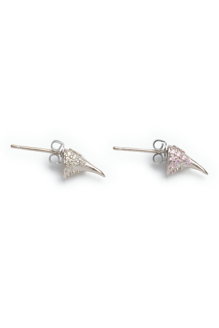 collina strada SOFT PINK CLEAR RHINESTONE HORN STUDS