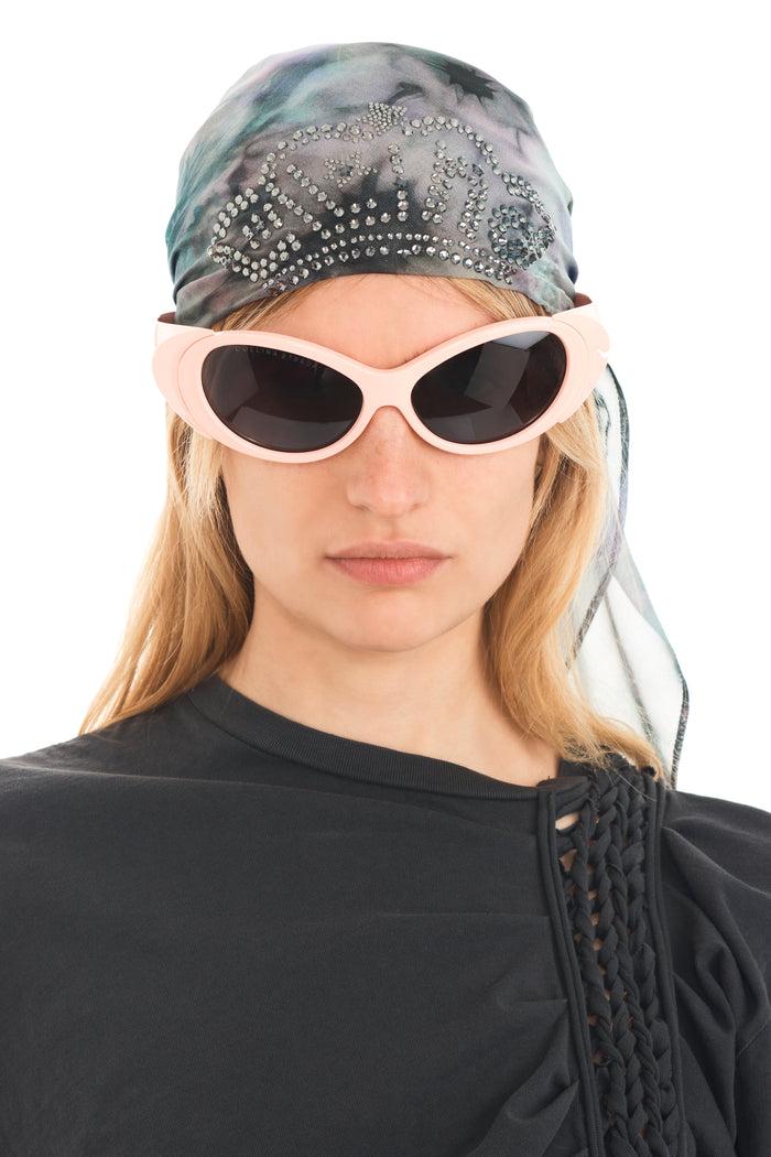 Collina Strada STAINED FLORAL PRINCESS FOULARD SCARF