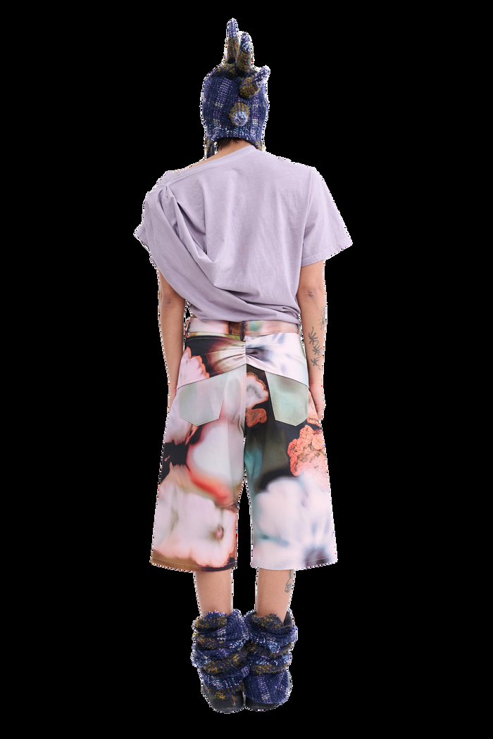 Collina Strada VITELLI PURPLE PLAID SPIKY HAT ONE SIZE