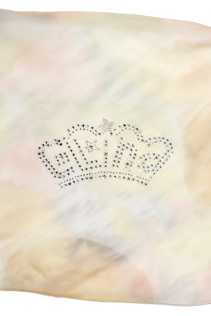 Collina Strada WASHED OCEAN FLOWERS PRINCESS FOULARD SCARF