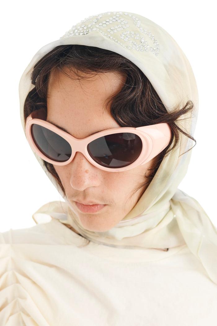 collina strada WASHED OCEAN FLOWERS PRINCESS FOULARD SCARF