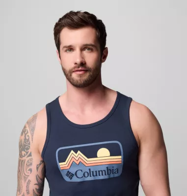 Columbia Men's Excavate Tank Top COLUMBIA NAVY