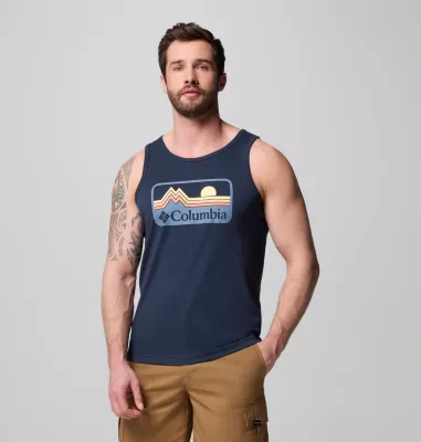 columbia Men's Excavate Tank Top COLUMBIA NAVY