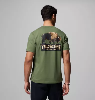 columbia Men's Gregor Graphic T-Shirt CANTEEN