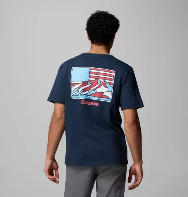 columbia Men's Marco Graphic T-Shirt COLUMBIA NAVY
