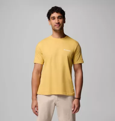 Columbia Men's Marker Graphic T-Shirt MUSTARD