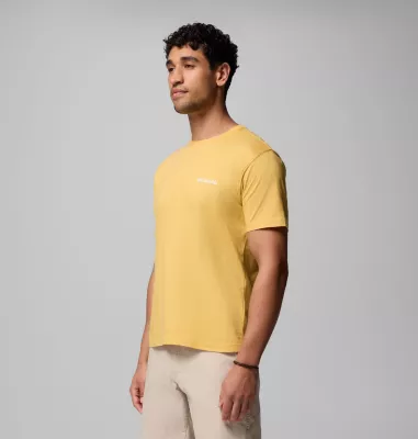 Columbia Men's Marker Graphic T-Shirt MUSTARD