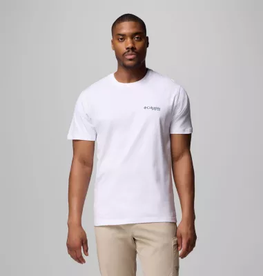 Columbia Men's PFG Ballad Graphic T-Shirt WHITE