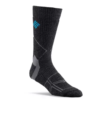 columbia Merino Hike Crew Socks - 1 Pack Charcoal
