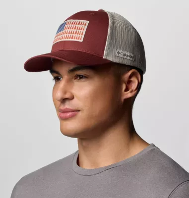 Columbia Columbia Mesh™ Tree Flag Ball Cap Spice Dark Stone