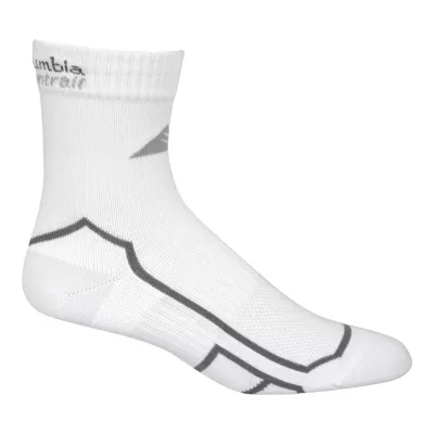 columbia Run Quarter Socks - 1 Pack White