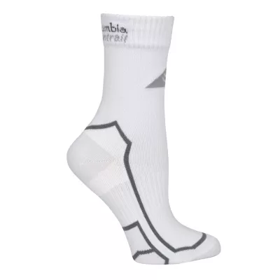 columbia Run Quarter Socks - 1 Pack White