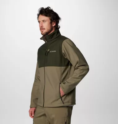 Columbia Men's Ascender™ Softshell Jacket Stone Green Greenscape