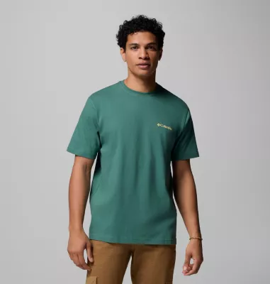 Columbia Men's Badlands Graphic T-Shirt THYME GREEN