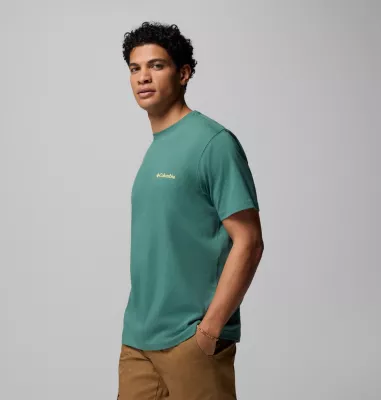 Columbia Men's Badlands Graphic T-Shirt THYME GREEN
