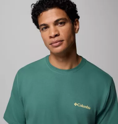 Columbia Men's Badlands Graphic T-Shirt THYME GREEN