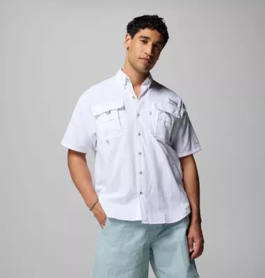Columbia Men's Bahama™ X Paul Puckett Short Sleeve Shirt White