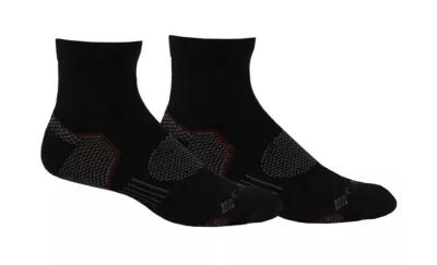 columbia Men's Balance Point Walk Quarter Socks Black