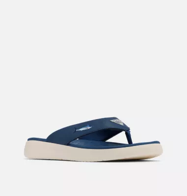Columbia Men's Boatside™ Fish Flip Flop Carbon Chalk