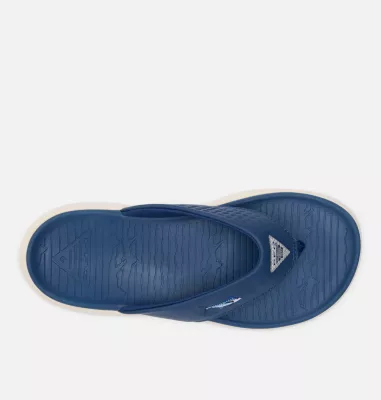 Columbia Men's Boatside™ Fish Flip Flop Carbon Chalk
