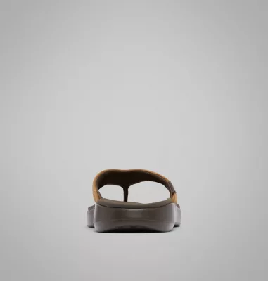 Columbia Men's Boatside™ Leather Flip Flop Tundra Light Brown