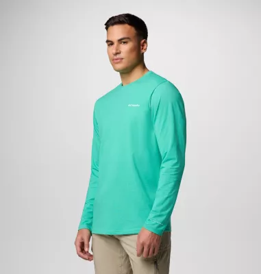 Columbia Men's Canyonland Trail™ Long Sleeve T-Shirt - Tall Glaze Green
