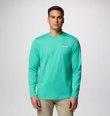 columbia Men's Canyonland Trail™ Long Sleeve T-Shirt - Tall Glaze Green