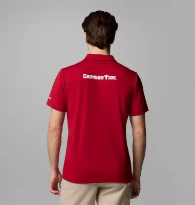 Columbia Men's Collegiate Fair Catch™ Polo - Alabama ALA - Red Velvet