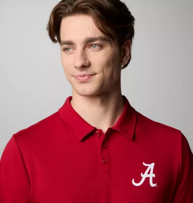 Columbia Men's Collegiate Fair Catch™ Polo - Alabama ALA - Red Velvet
