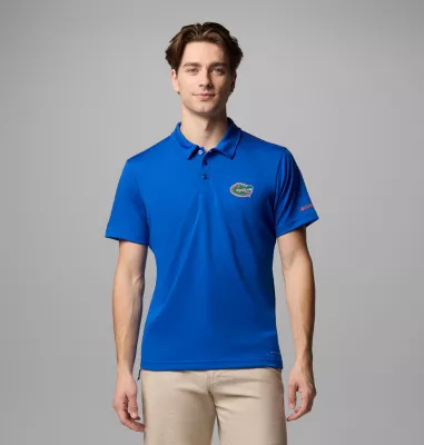 columbia Men's Collegiate Fair Catch™ Polo - Florida FLA - Azul
