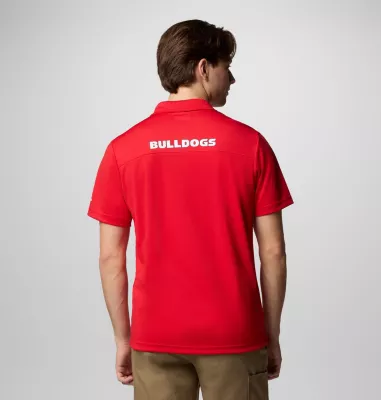 Columbia Men's Collegiate Fair Catch™ Polo - Georgia UGA - Bright Red