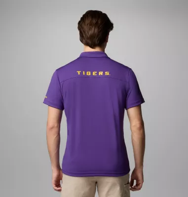 Columbia Men's Collegiate Fair Catch™ Polo - LSU LSU - Vivid Purple