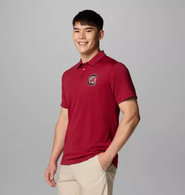 Columbia Men's Collegiate Fair Catch™ Polo - South Carolina SC - Beet