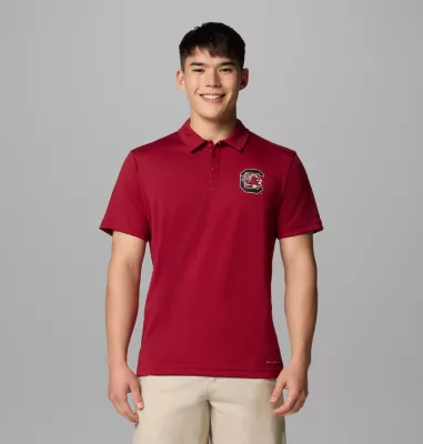 columbia Men's Collegiate Fair Catch™ Polo - South Carolina SC - Beet