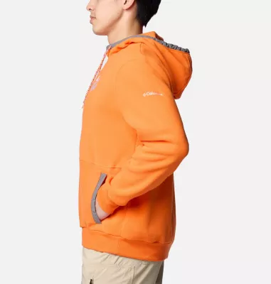 Columbia Men's Collegiate Flanker™ Fleece Hoodie - Clemson CLE - Spark Orange