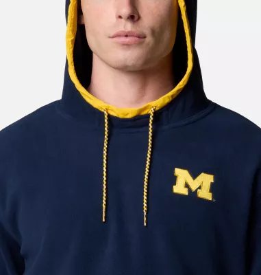 Columbia Men's Collegiate Flanker™ Fleece Hoodie - Michigan UM - Collegiate Navy