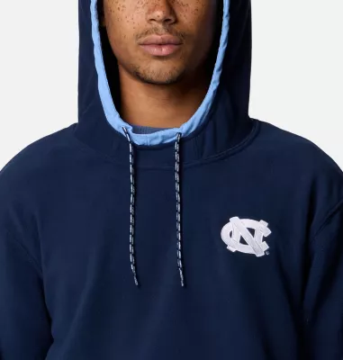Columbia Men's Collegiate Flanker™ Fleece Hoodie - North Carolina NC - Collegiate Navy