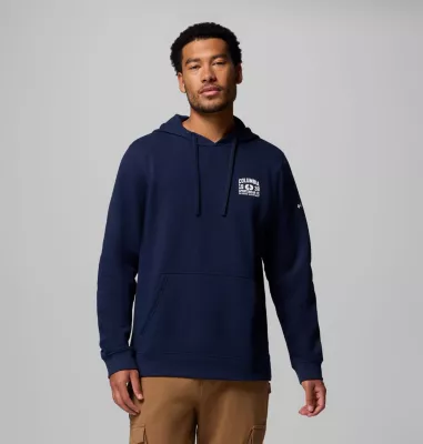 columbia Men's Columbia Trek™ Graphic Hoodie Collegiate Navy Outdoor Arch