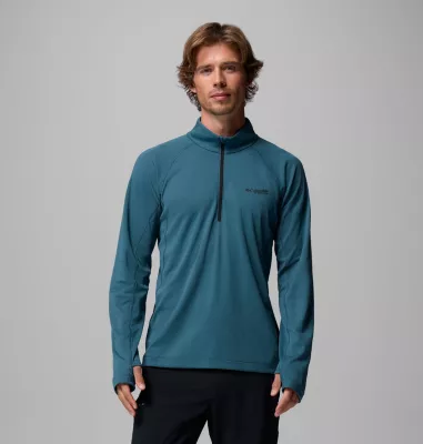 columbia Men's DriVenture™ Half Zip Shirt Everblue Black columbia Men's DriVenture™ Half Zip Shirt Everblue Black