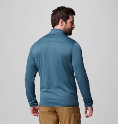 Columbia Men's Essential Hike™ Grid Fleece Full Zip Jacket - Tall Everblue